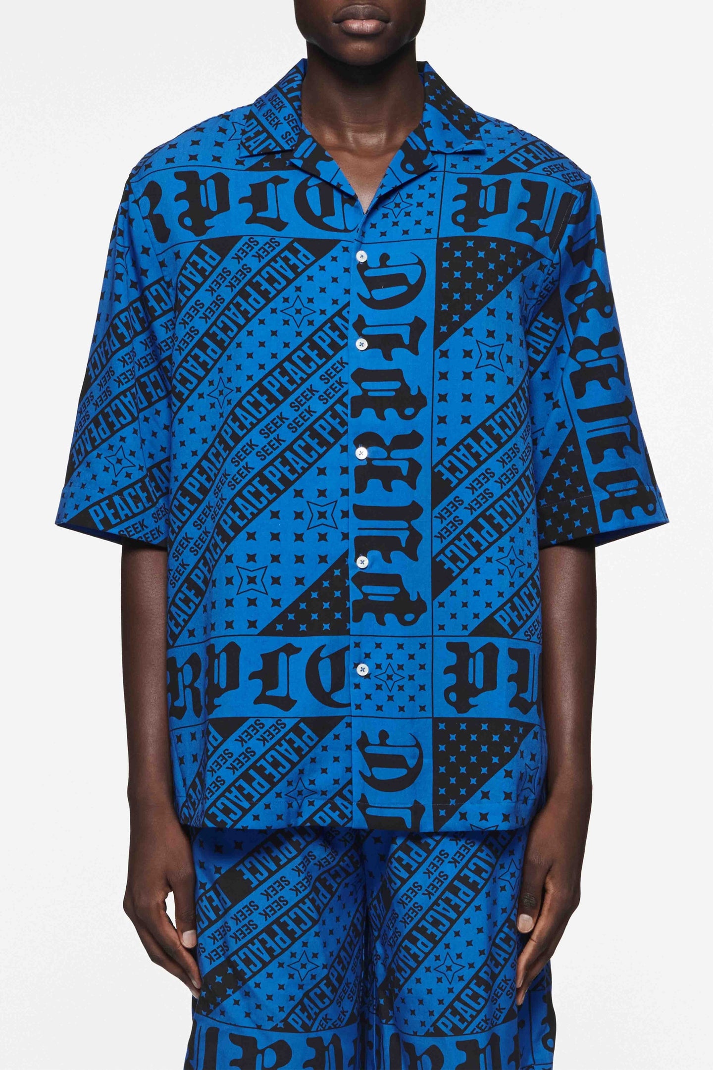 Purple brand lyocell button down shirt blue