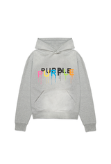 Purple brand (Heather french terry po hoodie)
