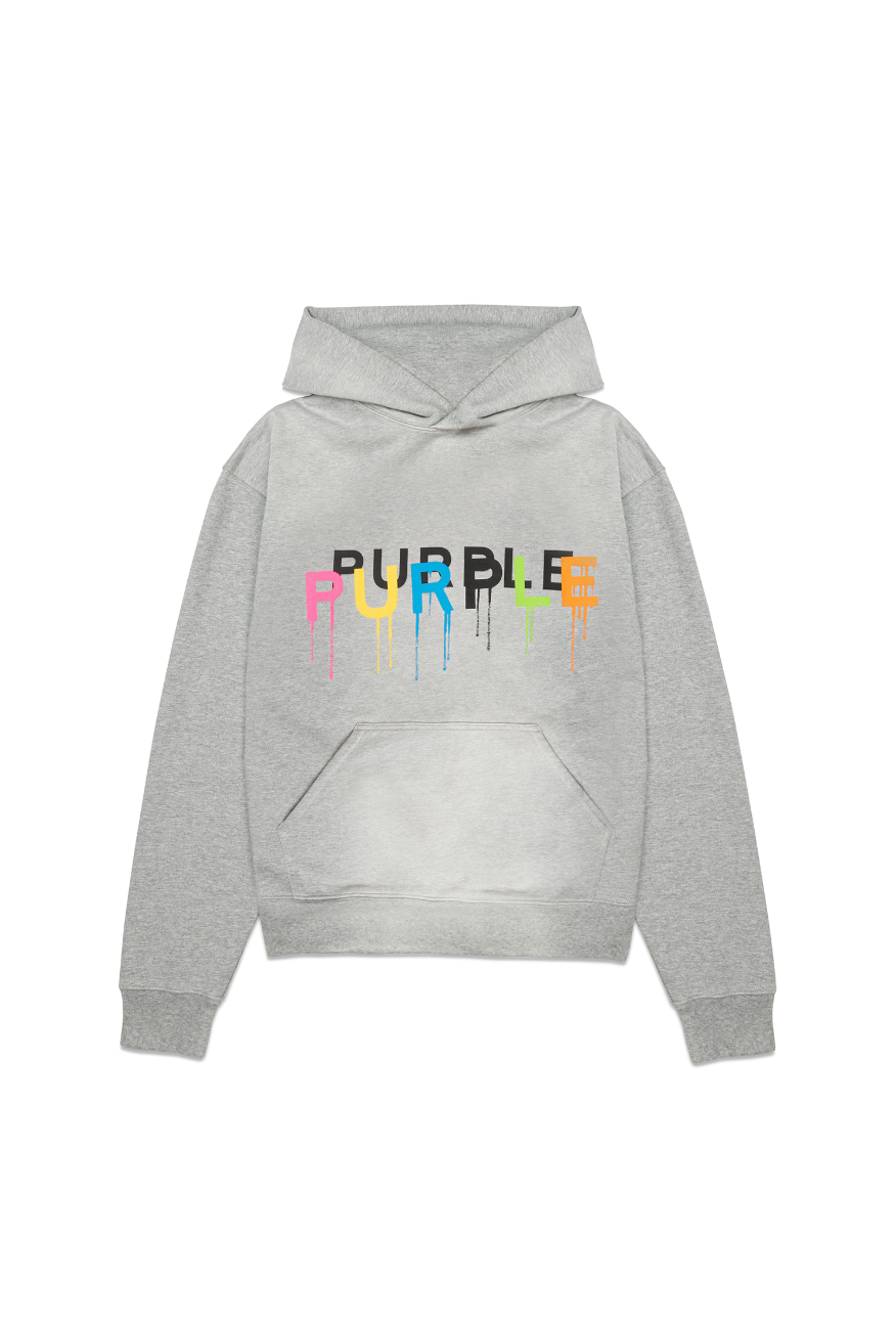 Purple brand (Heather french terry po hoodie)