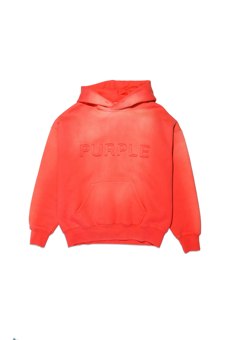 Purple brand (red hwt fleece po hoodie)