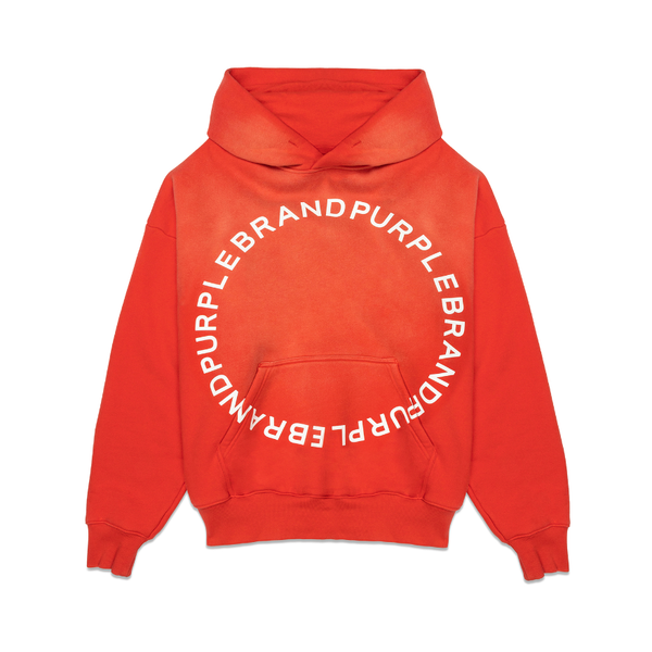 Red branded hoodie shop