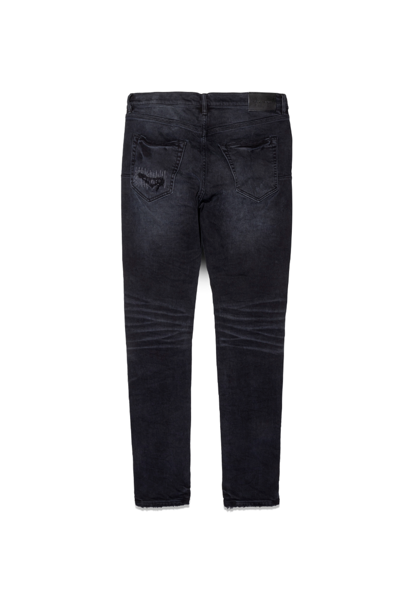 Purple brand (black lurex repair overdye jean)