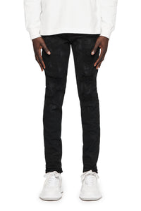 Purple Brand Black Oil Spill Jean