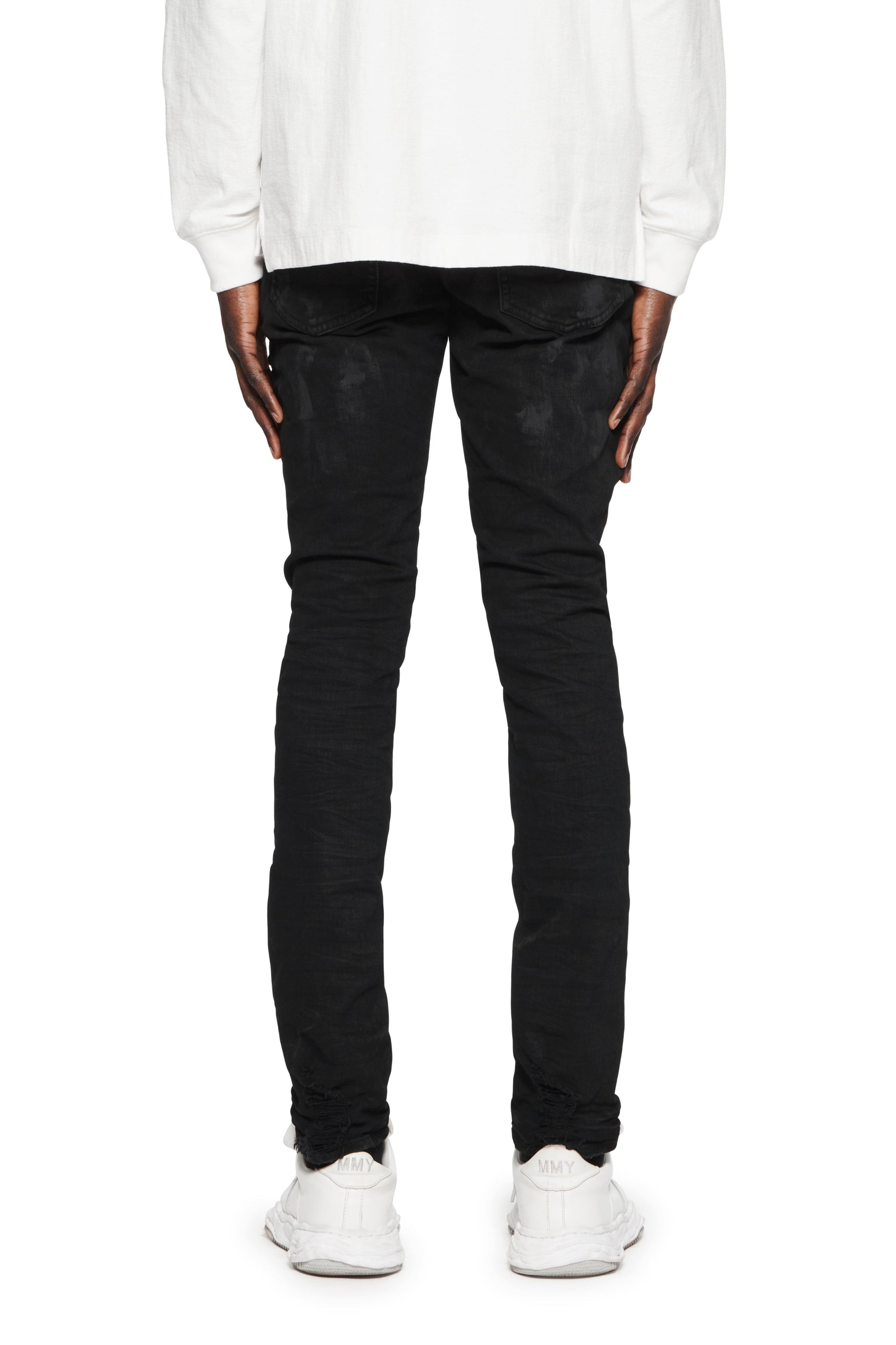 Purple Brand Black Oil Spill Jean