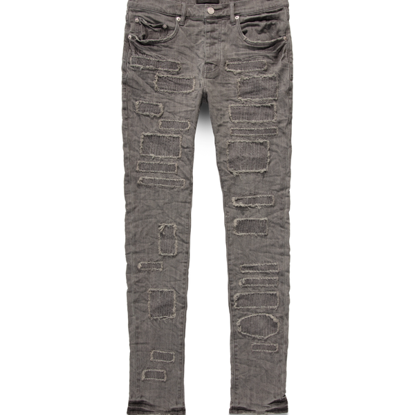 Purple brand (charcoal overdye patch repair jean) – Vip Clothing 