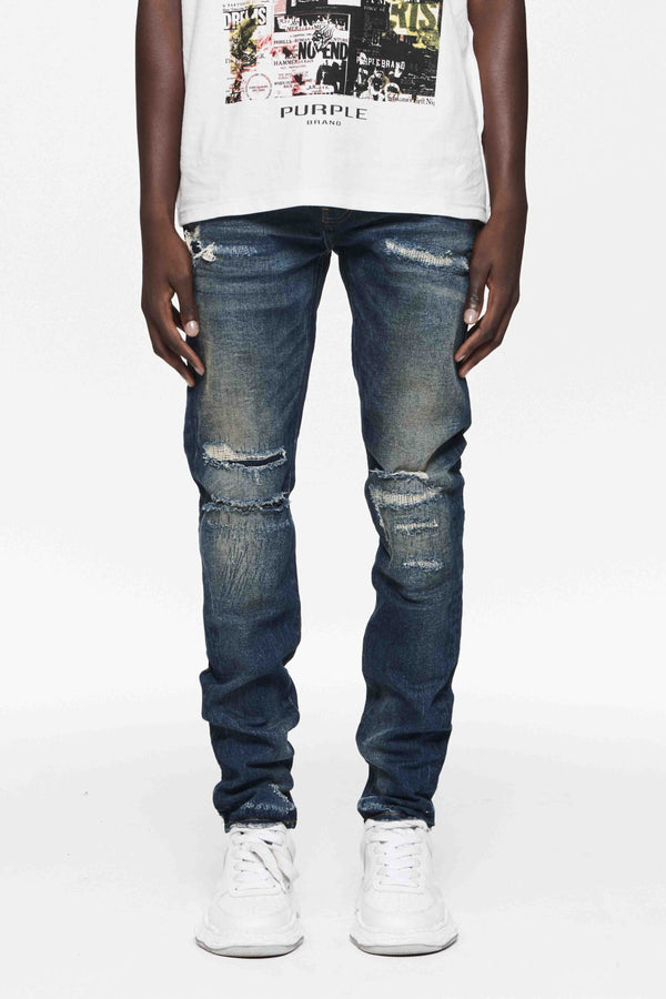 Purple brand (Dark indigo light destroy jean)