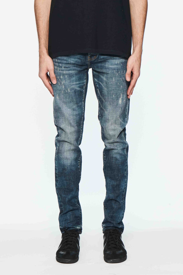 Purple Brand (Dark Indigo Skinny Perforated Jean)