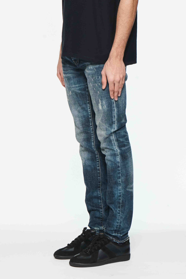 Purple Brand (Dark Indigo Skinny Perforated Jean)