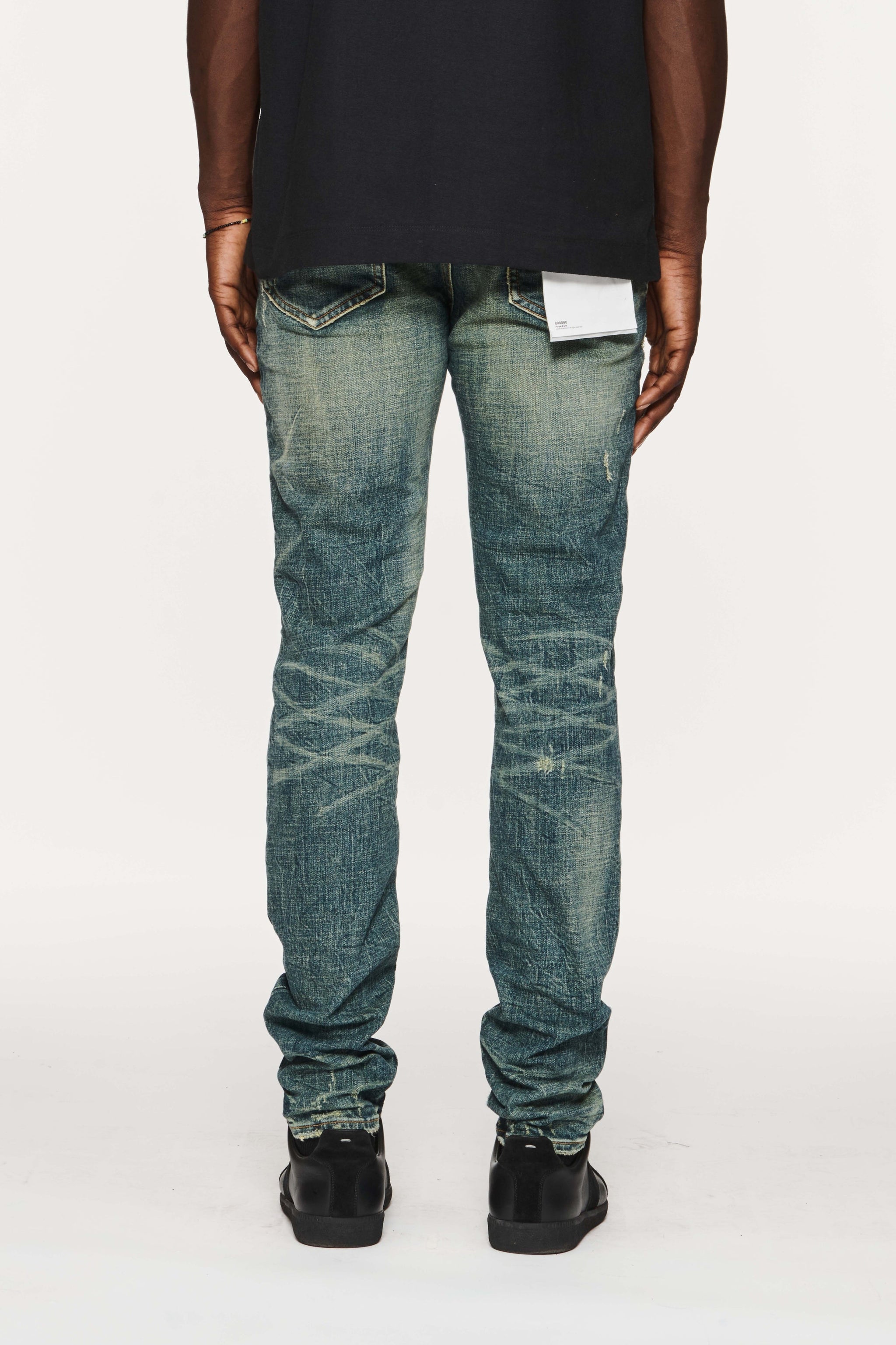 Purple brand (Mid indigo marred vinatge verdigris jean)