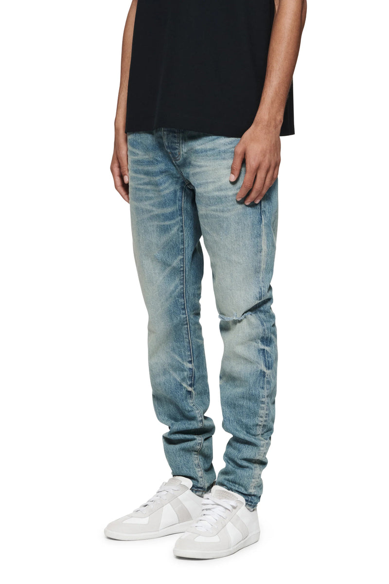 Purple Brand (Mid Indigo Vintage Knee Blowout Jean)