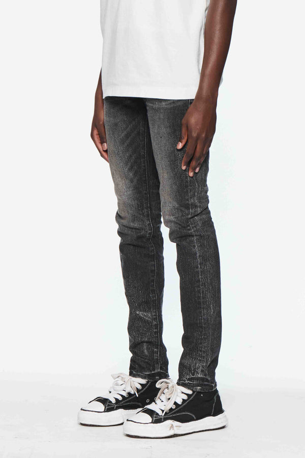 Purple Brand (Skinny Crackle Coated Jean)