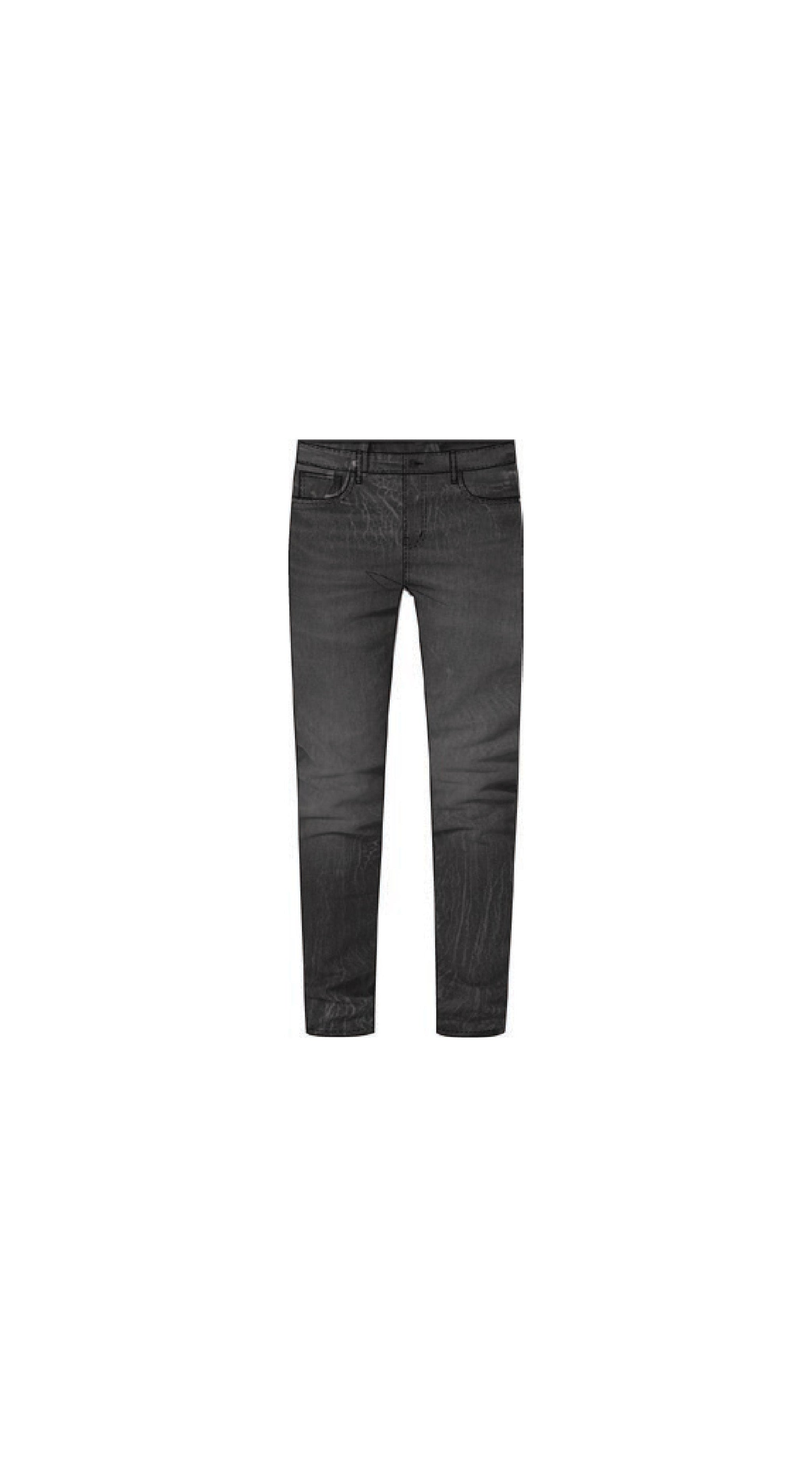 Purple Brand (Skinny Crackle Coated Jean)