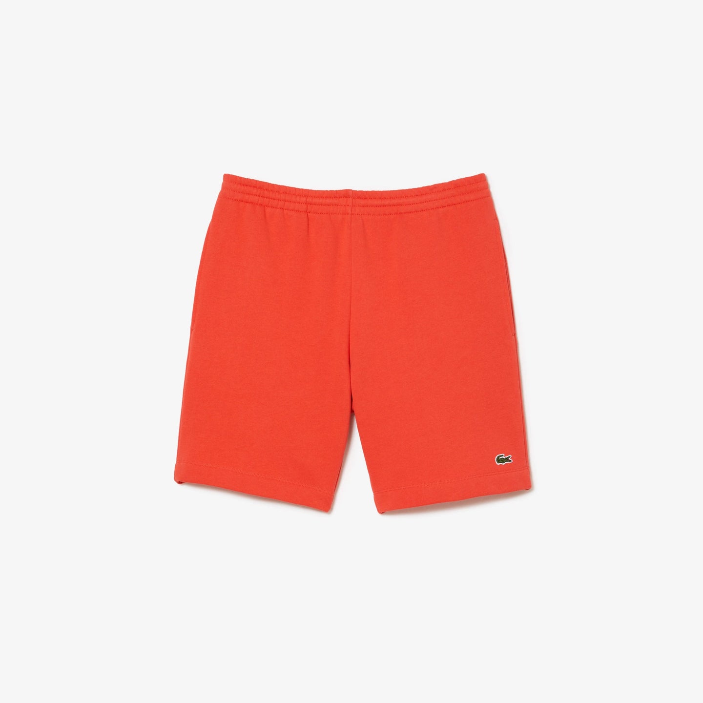 Lacoste Men's Organic Cotton Fleece Shorts GH9627-51-02K Orange