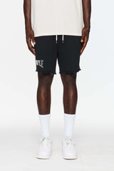 Purple Brand French Terry Sweatshort Black