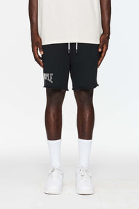 Purple Brand French Terry Sweatshort Black
