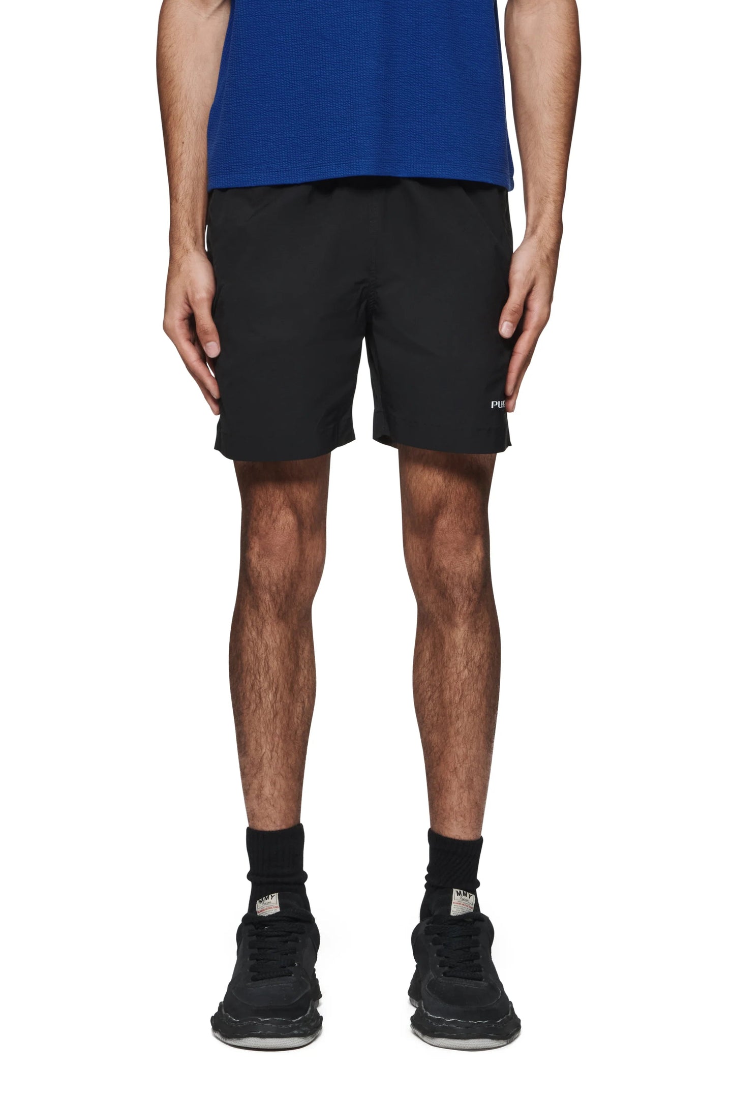 Purple Brand Wordmark All Around Shorts Black