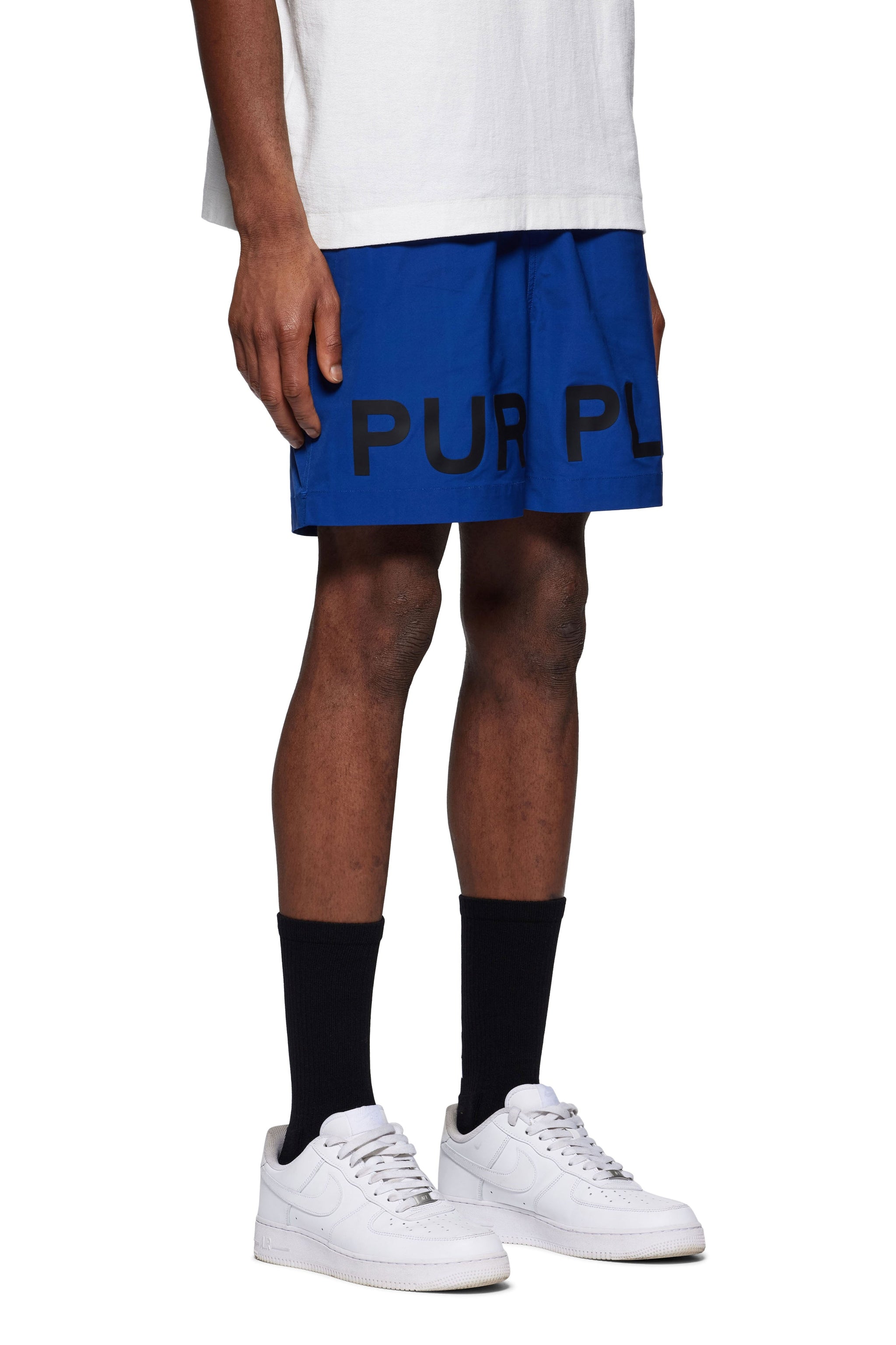 Purple brand All round short blue