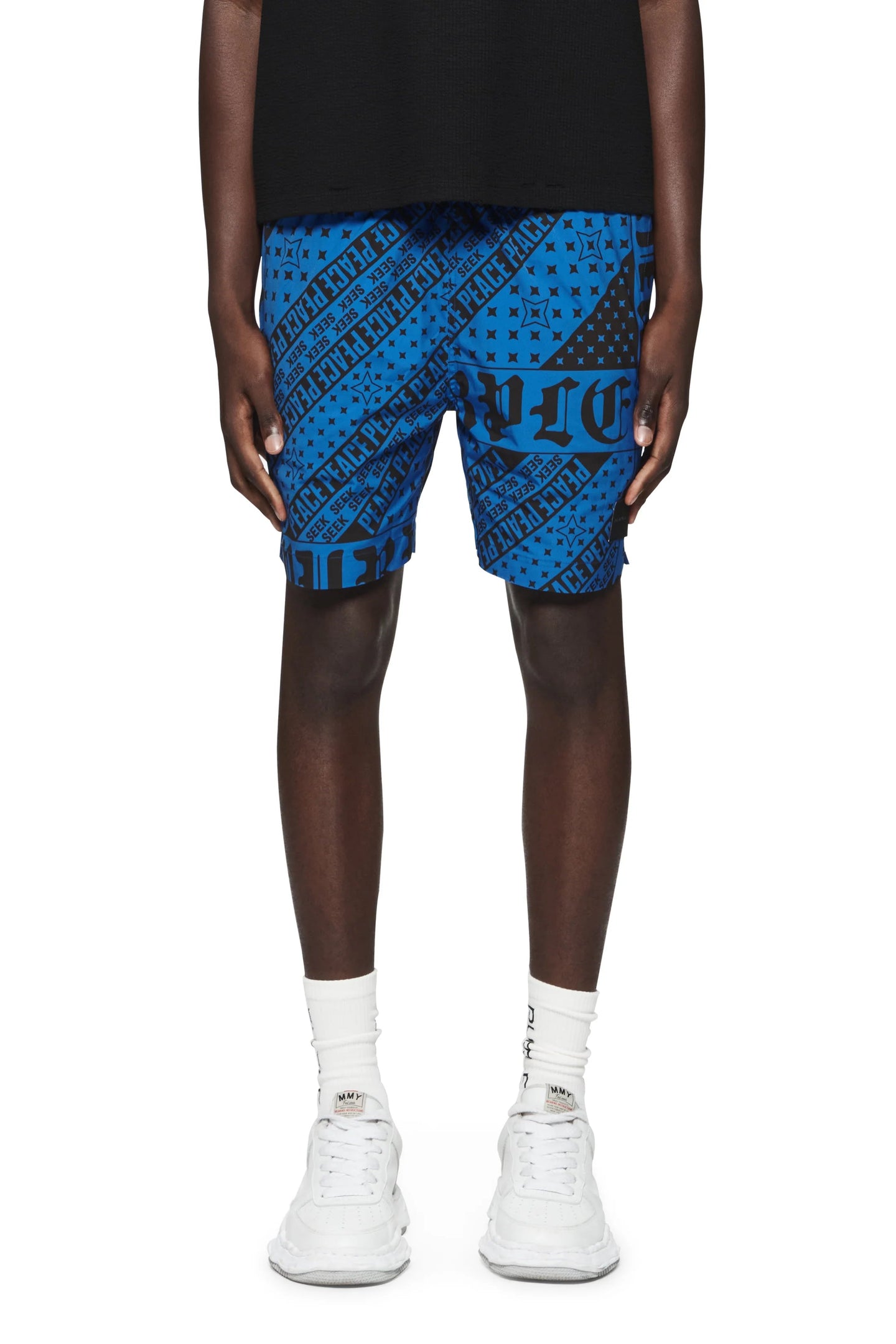 Purple Brand Flag Bandana All Around Short Blue