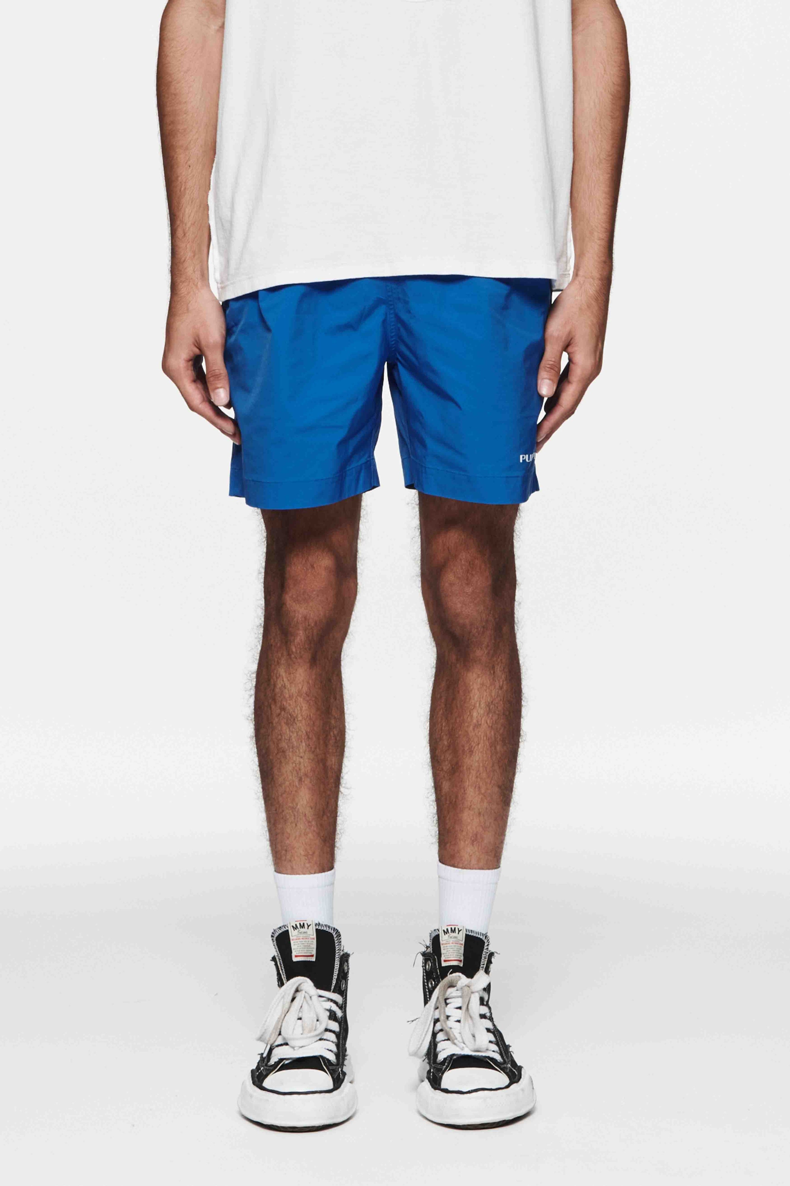 ハーフ・ショートパンツ PURPLE BRAND All Around Shorts Wordmark P504-PMBW125-BLUE Purple Brand (Blue Wordmark All Around Short) – VIP Clothing