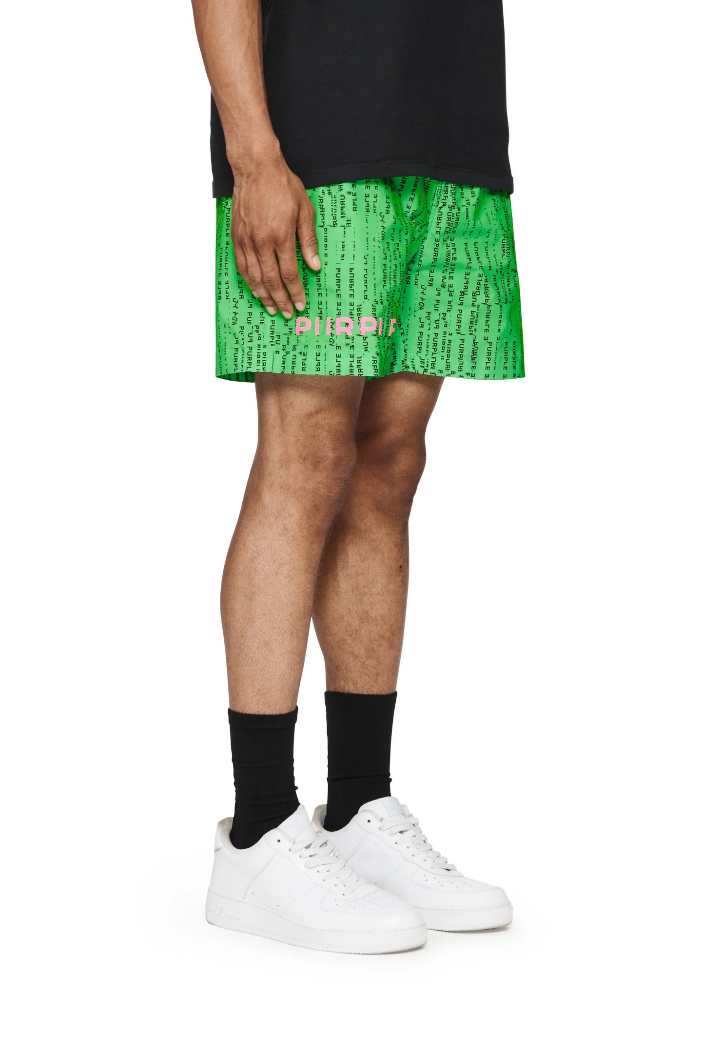 Purple Brand Hacker All Round Short Green
