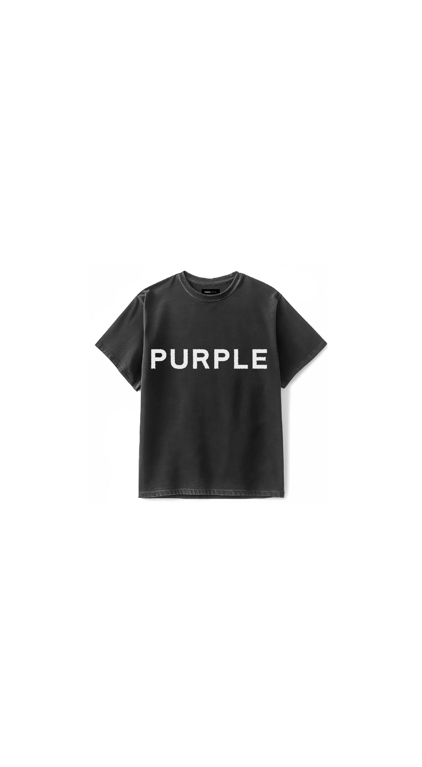 Purple Brand (Black Clean Jersey Short Slv Tee)