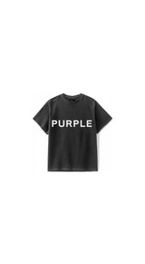 Purple Brand (Black Clean Jersey Short Slv Tee)