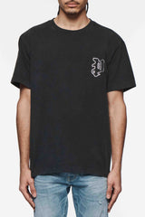 Purple Brand (Black Gothic Crystals Tee)