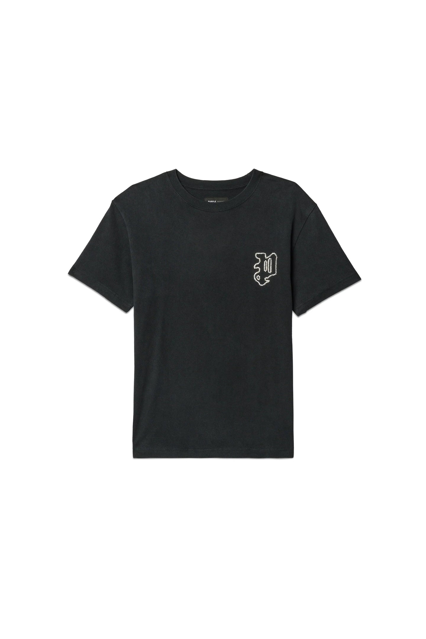Purple Brand (Black Gothic Crystals Tee)
