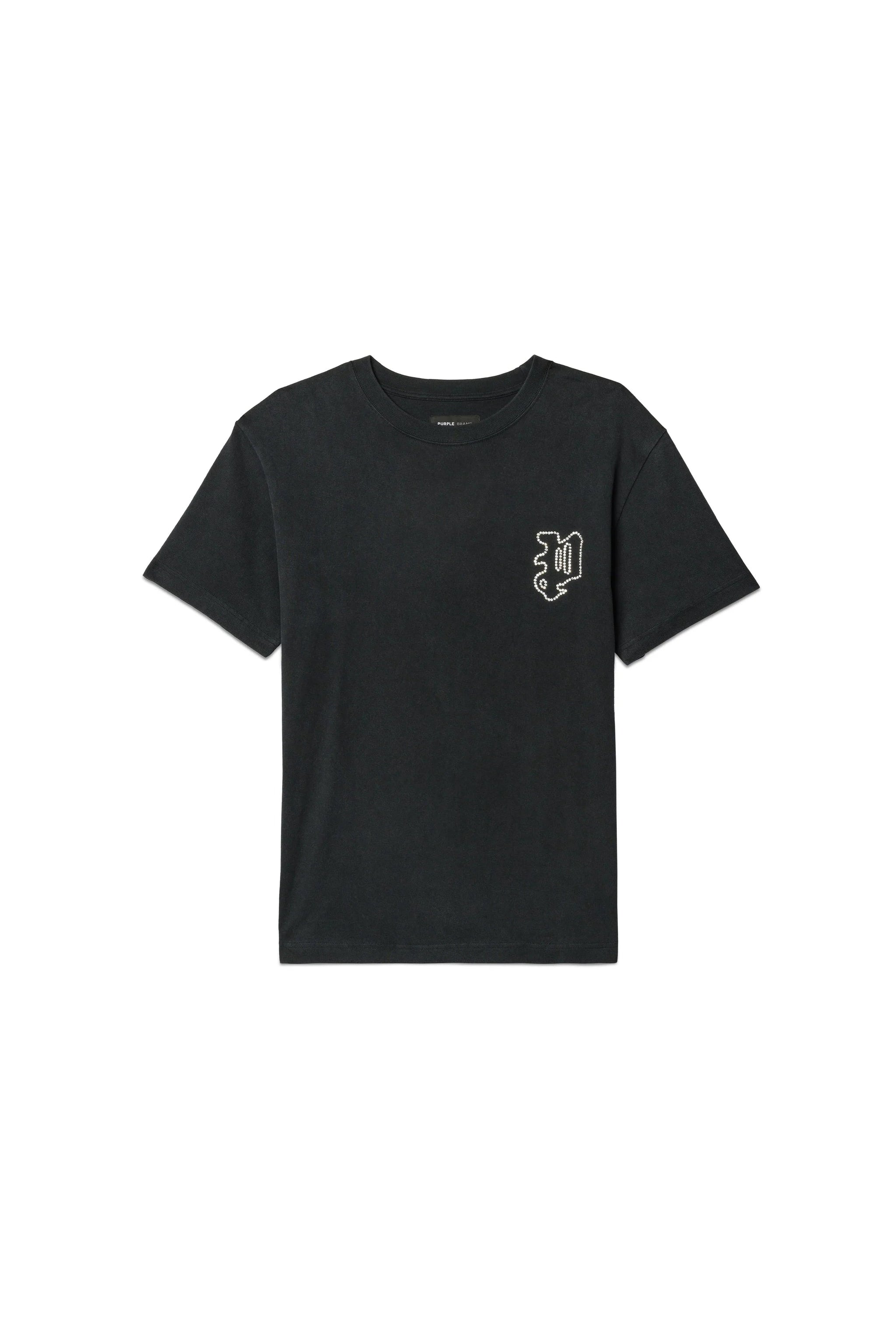 Purple Brand (Black Gothic Crystals Tee)
