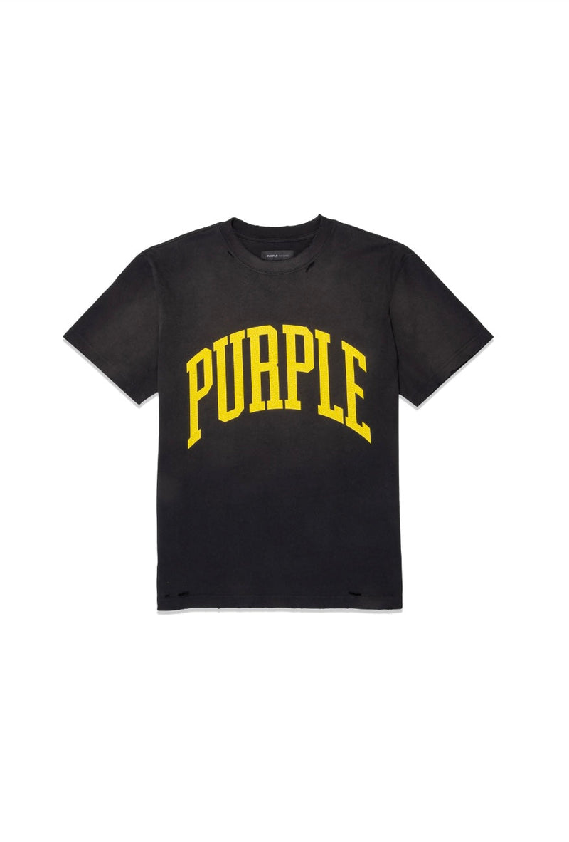 Purple brand (black heavy jersey t-shirt)