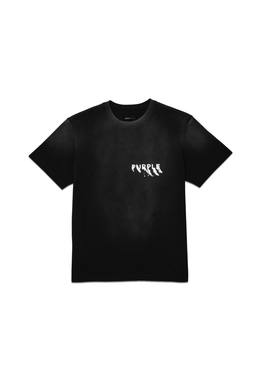 Purple Brand Men's Painted Wordmark Short Set Black