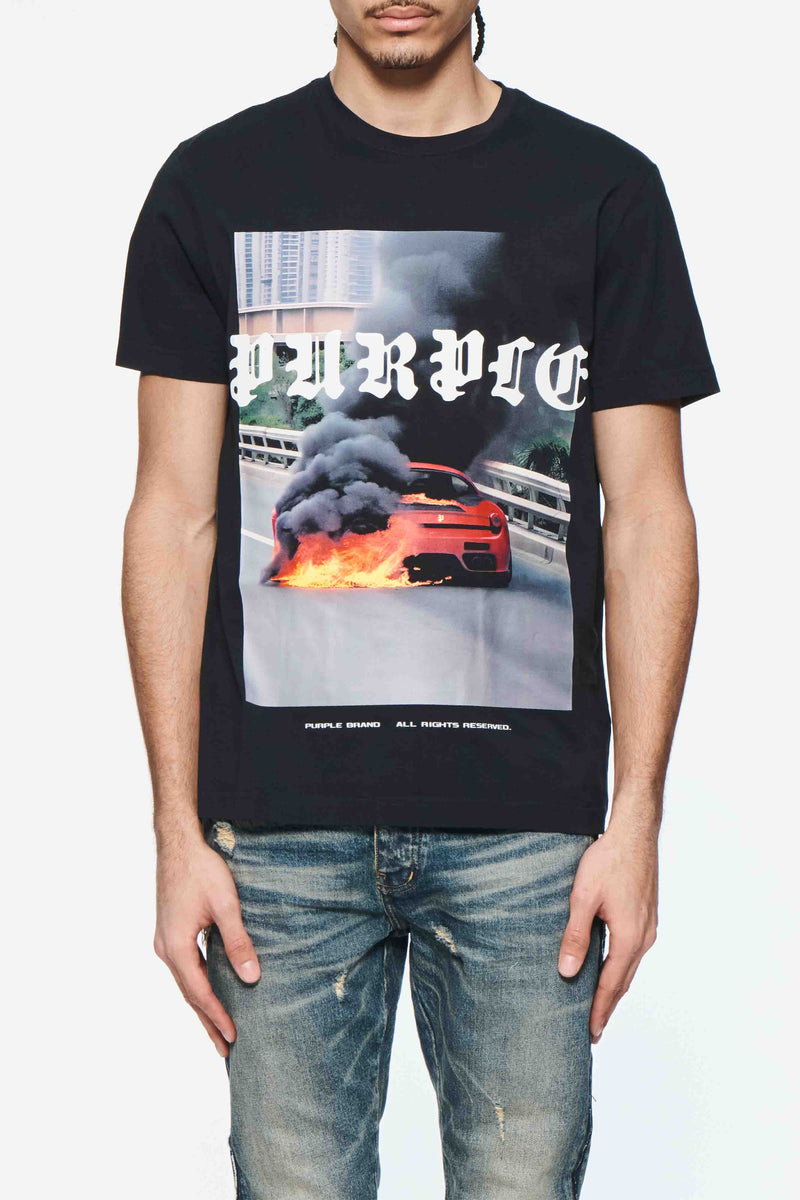 Purple Brand (Black Smoke Show Tee)