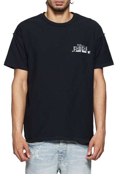Tシャツ・カットソー Purple Brand P101 JCMM124 TEXTURED INSIDE OUT T-shirt Sneaker Politics