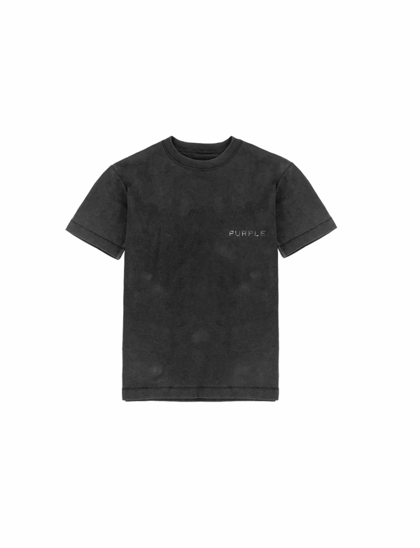 Purple brand (Black textured jersey t-shirt)