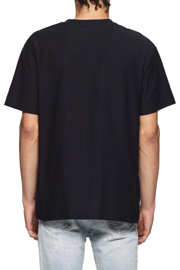 Purple brand black textured jersey t-shirt