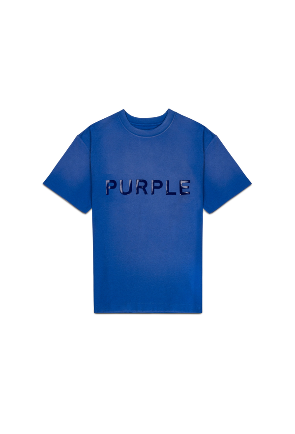 Purple brand (Blue textured jersey t-shirt)