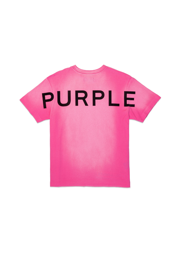 Purple brand (pink textured jersey t-shirt)