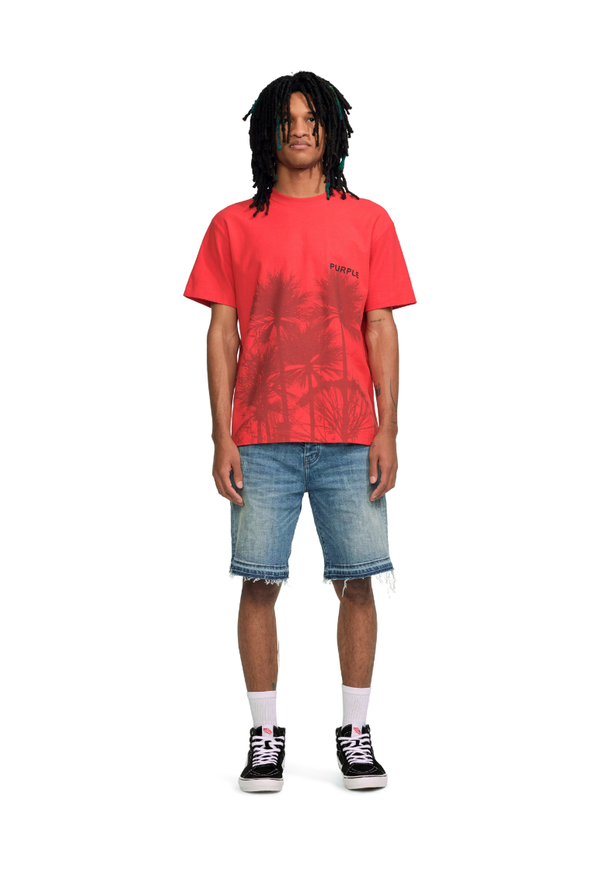 Purple brand (red textured jersey ss t-shirt)