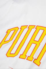 Purple brand (white heavy jersey t-shirt)
