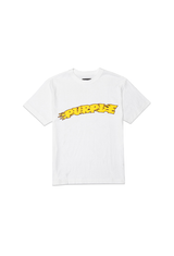 purple brand (white textured jersey t-shirt)