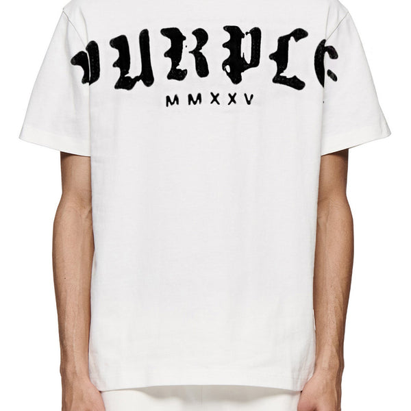 【PURPLE BRAND】パープルブランド ロゴTシャツ ホワイト PURPLE BRAND(パープルブランド) Tシャツ・カットソー(メンズ