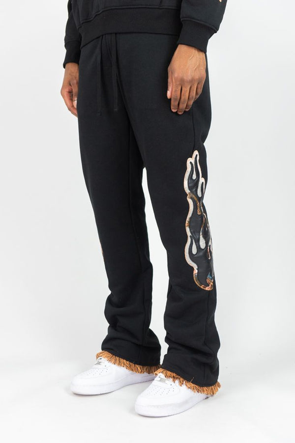 Rebel Minds (Black fleece pant tapestry pashes)