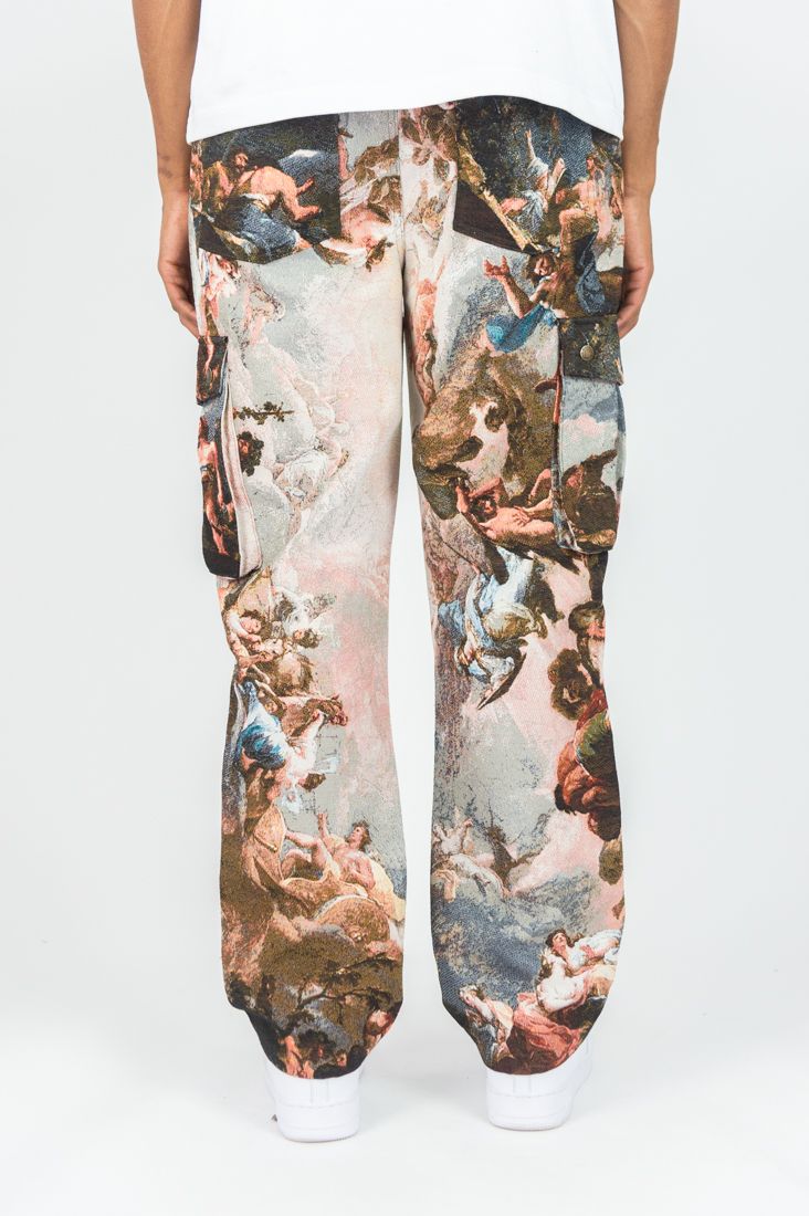 Rebel MInds (khaki tapestry cargo pant)