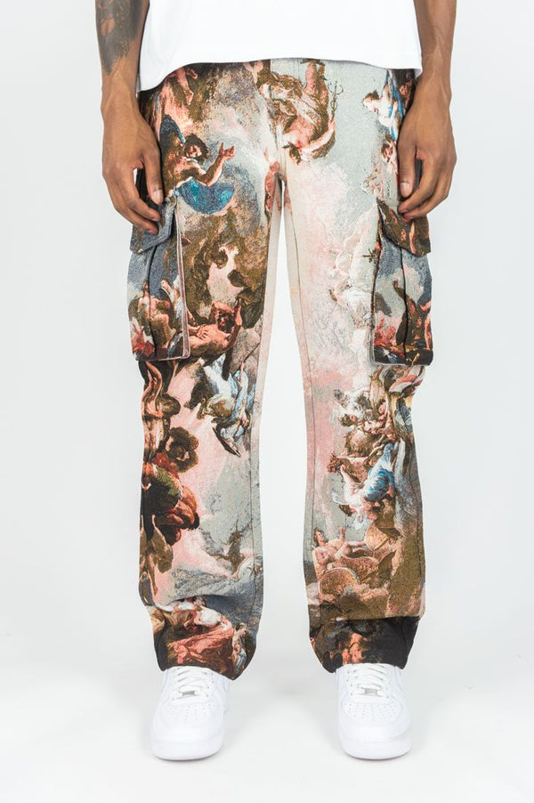 Rebel MInds (khaki tapestry cargo pant)