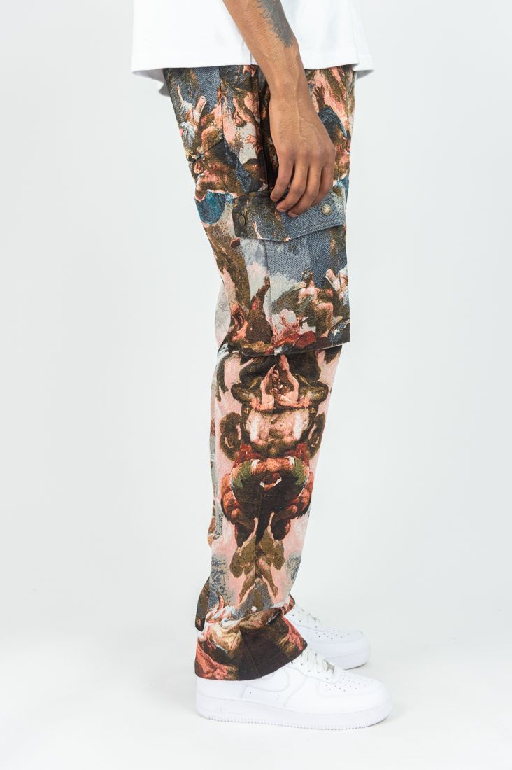 Rebel MInds (khaki tapestry cargo pant)