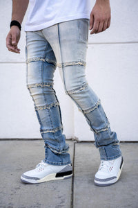 Reelistik nyc (light blue salvatore stacked premium denim jean)