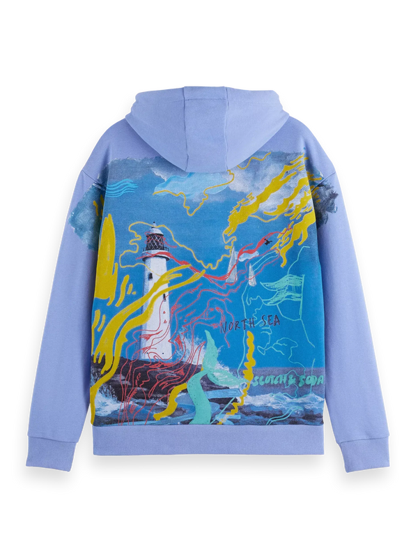 Scotch & Soda (Ocean mist artwork hoodie)