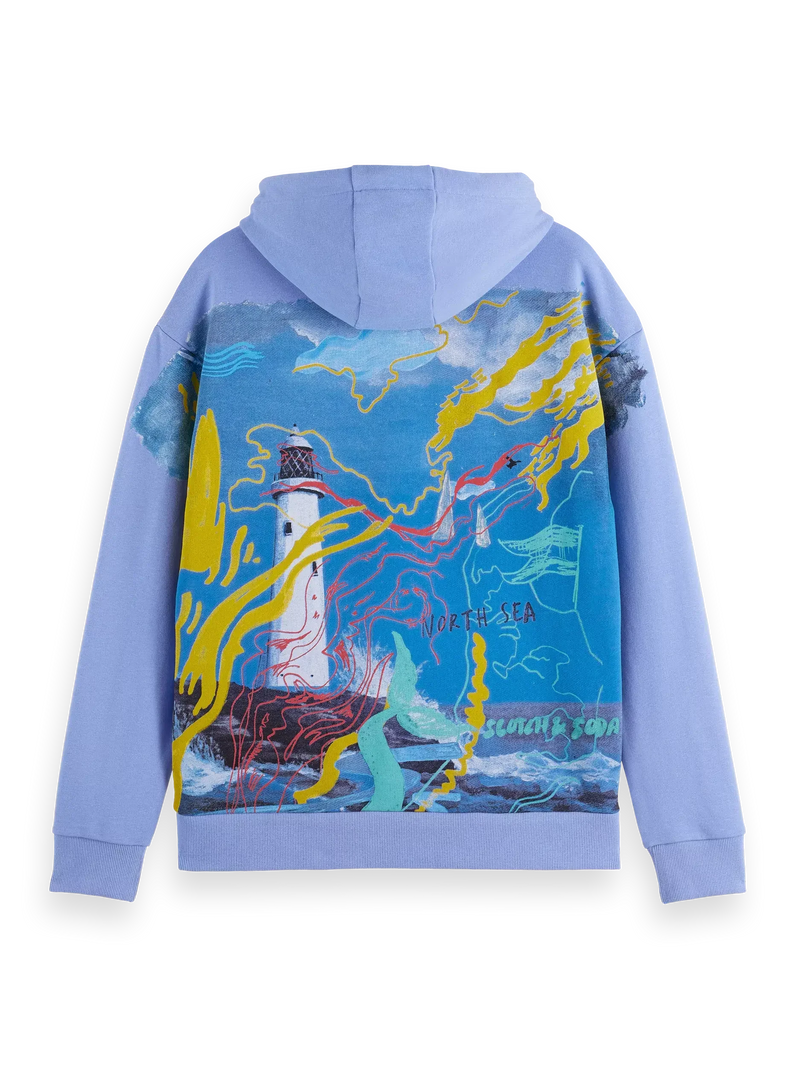 Scotch & Soda (Ocean mist artwork hoodie)