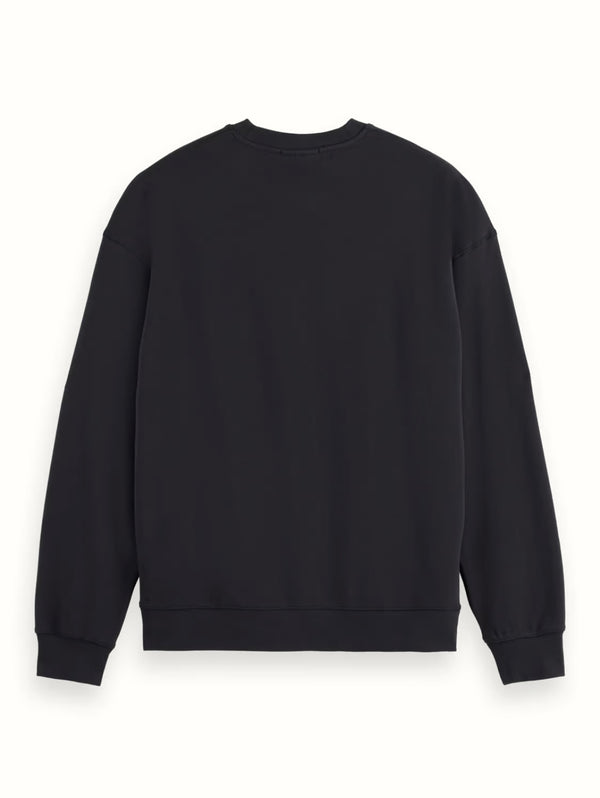 Scotch & soda (Black Essentials Logo Sweatshirt)