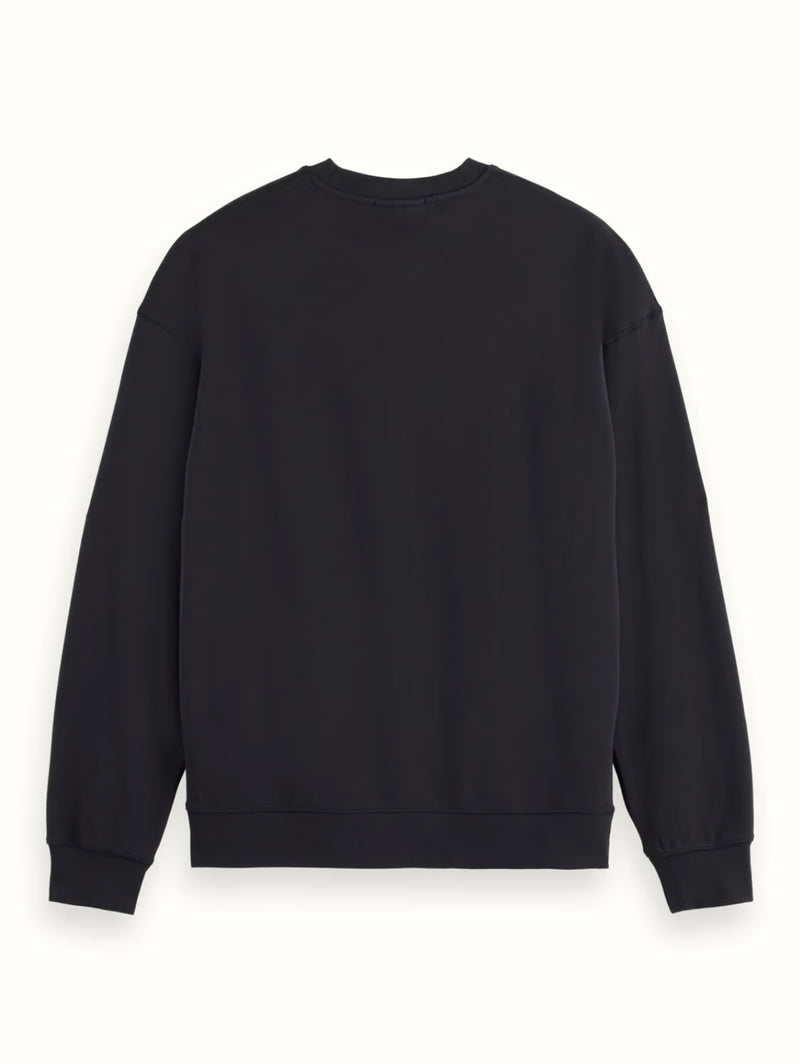 Scotch & soda (Black Essentials Logo Sweatshirt)